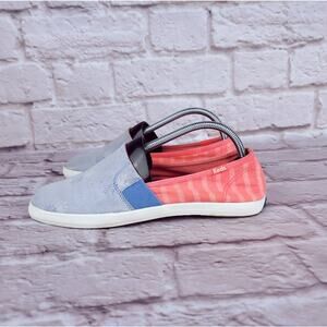 Keds women's slip on shoes pineapple blue pink size 9